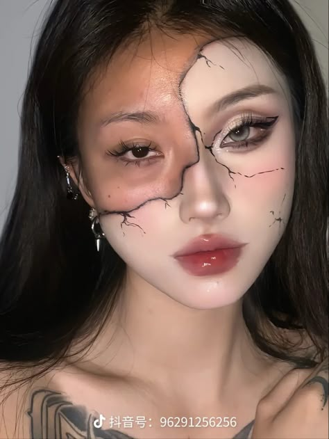 Makeup Cantik, Makeup Korea, Mekap Mata, Drag Make-up, Everyday Makeup Routine, Cool Makeup Looks, Asian Eye Makeup, Crazy Makeup, Creative Makeup Looks