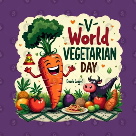 Check out this awesome 'Celebrate+World+Vegetarian+Day+%7C+Cute+Veggie+Art+%7C+Plant-B...' design on @TeePublic! World Vegan Day Quotes, Vegan Shirts Funny, World Vegetarian Day, Vegetarian Day, Vegetarian Memes, Veggie Art, Vegan Art, Vegan Memes Funny Truths, Purple Fits