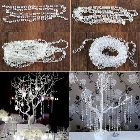 Christmas Cubicle Decorations, Tree Curtains, Outdoor Christmas Tree, Venue Decorations, Wedding Venue Decorations, Winter Wonderland Wedding, Ribbon On Christmas Tree, Branch Decor, Noel Christmas