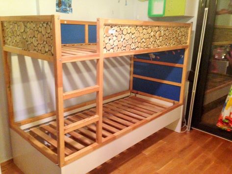 Kura Loft Bed, Kura Bunk Bed, Kura Bed Hack, Ikea Kura Hack, Kura Hack, Movie Theater Decor, Ikea Kura Bed, Inspiration Deco, Kura Bed