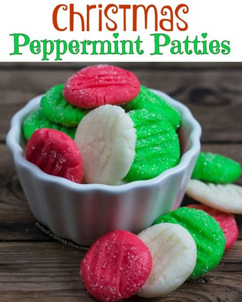 Christmas Peppermint Patties Christmas Peppermint Patties, Christmas Snack Recipes, Everyday Desserts, Peppermint Patty Recipe, Cream Cheese Mints, Christmas Yummies, Christmas Peppermint, Peppermint Brownies, Holiday Goodies