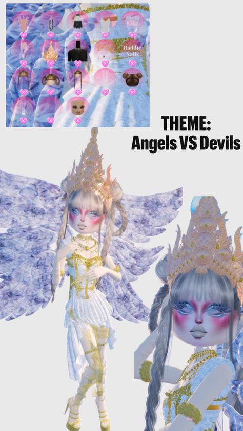 This outfit also works for themes like divine being and from another planet! Planet Dresses, Divine Being, Another Planet, Vs Angels, Angel Dress, Dress To Impress, Angel, Outfit Inspo