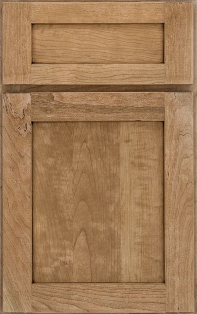 Schuler Cabinets from Lowes - Harper in Appaloosa Remodeled Garage, Schuler Cabinets, Lowes Kitchen Cabinets, Cherry Wood Kitchen Cabinets, Kitchen Cabinet Style, Cherry Wood Kitchens, Wood Door Frame, Kitchen Cabinet Door Styles, Stained Kitchen Cabinets