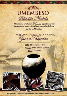 umembeso wedding invite - Google Search Umembeso Invitation Card, Zulu Traditional Wedding, Zulu Wedding, Traditional Invitation, Traditional Wedding Cakes, Wedding Invitation Background, Classic Invitation, African Traditional Wedding, Traditional Wedding Invitations