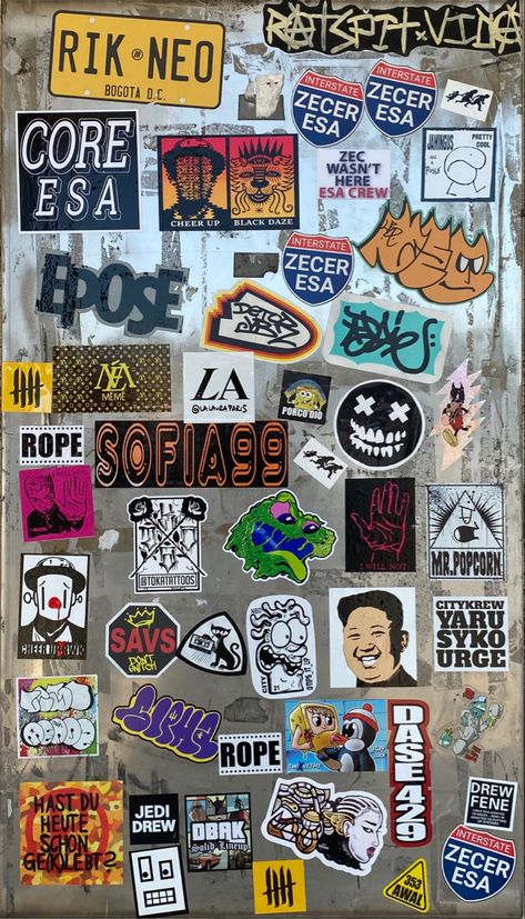 Rope Drawing, Photography Camp, Sticker Street Art, Laptop Case Stickers, Superman Comic, Sticker Bomb, Graffiti Wallpaper, Skateboard Art, Cheer Up