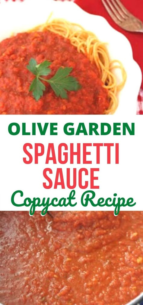 Olive Garden Pasta Sauce Copycat Olive Garden Spaghetti Sauce, Taste Of Home Spaghetti Sauce, Spaghetti Sauce With Garden Tomatoes, Olive Garden Spaghetti Meat Sauce, Home Made Pasta Sauce Recipe, Home Made Pasta Sauce Easy, Olive Garden Spaghetti Sauce, Olive Garden Spaghetti Sauce Recipe, Garden Pasta Sauce