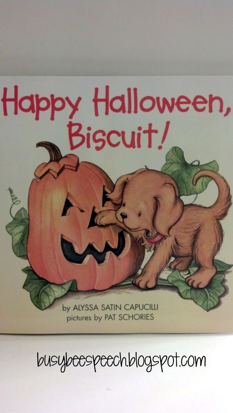 Busy Bee Speech: Happy Halloween, Biscuit Biscuit The Dog, Halloween Imagem, Halloween Biscuits, Halloween Books For Kids, Halloween Adventure, Halloween Goodies, Halloween Books, Animal Books, First Halloween