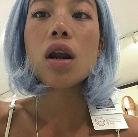 Dye My Hair, Hair Inspo Color, Dream Hair, Hair Colour, Aesthetic Hair, Pretty Face, Pretty Hairstyles, Blue Hair, Maquillaje De Ojos