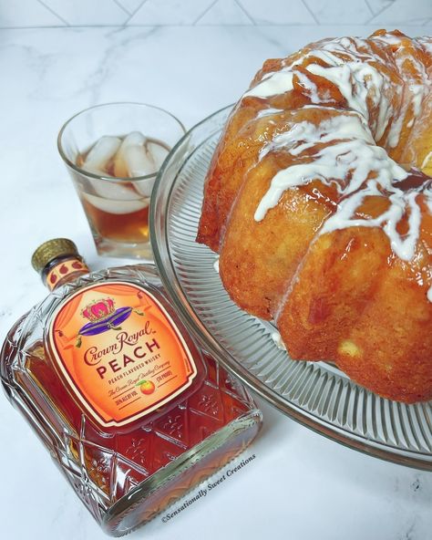 Celebrate National Pound Cake Day with Our Crown Royal infused Peach Cobbler Pound Cake has all the flavors of a peach cobbler baked into a velvety cream cheese bundt cake with a smooth hint of Crown Royal Peach Whiskey 🥃 😮‍💨 •. •. •. •. •. •. •. •. •. •. •. •. •. •. •. •. •. •. •. •. •. •. •. •. •. •. •. •. •. •. •. •. •. •. •. #nationalpoundcakeday #crownroyal #boozycake #alcoholinfused #alcoholinfusedcake #whiskey #atlantacakes #crownroyalcake #peachcobblerpoundcake #peachcobbler #poun... Peach Crown Royal Recipes, Peach Crown Royal Drinks, Peach Crown Royal Cake, Peach Crown Royal, Peach Bourbon Bundt Cake, Crown Royal Cake, Cream Cheese Bundt Cake, Peach Whiskey, Cake Day