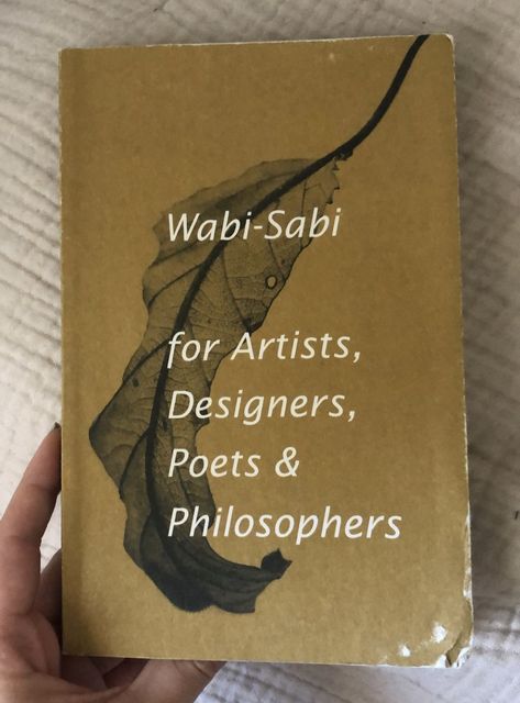 Wabi Sabi Book, Philosophers, Wabi Sabi, Book Cover, Books