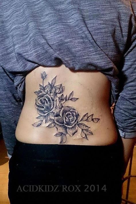 Tattoo uploaded by tammyb • Lower back cover up • 1140973 • Tattoodo Cover Up Tattoos For Men, Back Tattoo Women Spine, Back Tattoos Spine, Cover Up Tattoos For Women, Floral Back Tattoos, Tattoos To Cover Scars, Girl Back Tattoos, Black Rose Tattoos, Back Tattoo Women