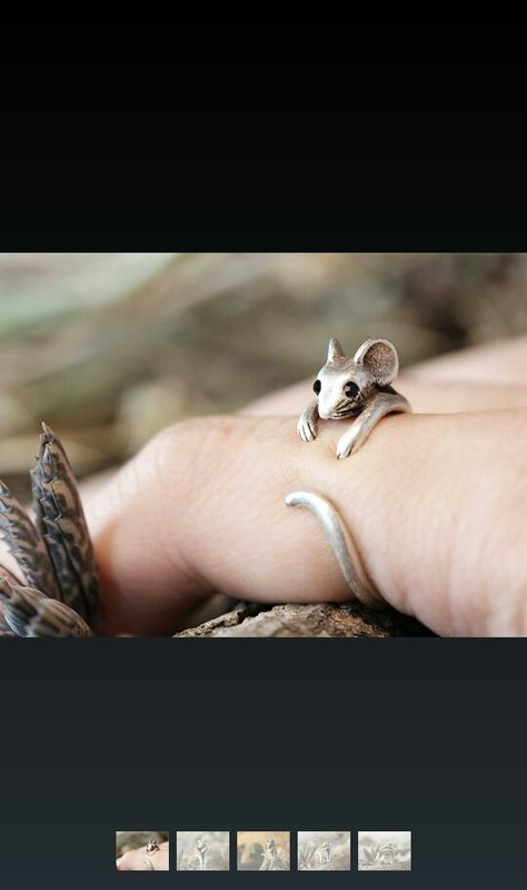 Adorable mouse ring Rat Ring, Mouse Ring, Themed Mickey Mouse Jewelry As Gift, Rat Necklace, Rabbit Ring Jewelry, Silver Rings, Outfit Accessories, Silver