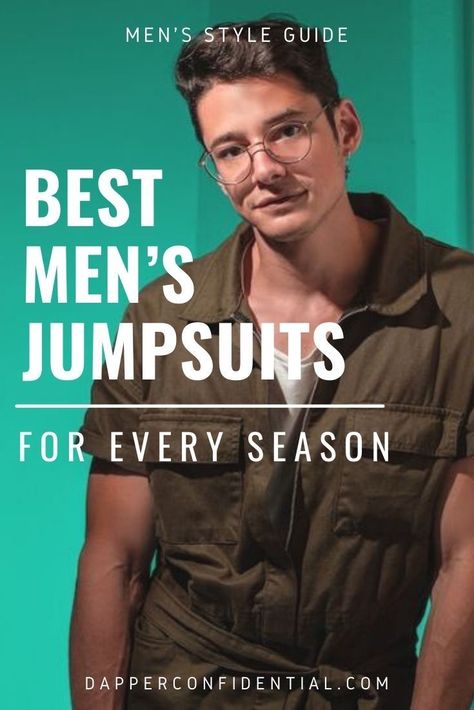 Read the article for our top 11 men's jumpsuit picks that will take you through every season and any kind of event. Men's Jumpsuit, Jumpsuit For Men, Jumpsuit Formal, Grooming Hacks, Men Jumpsuit, Streetwear For Men, Jumpsuit Fitted, Mens Work Pants, Professional Men