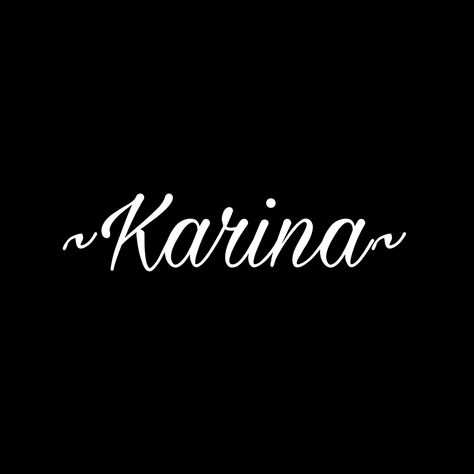 Karina Name, Logo Art, Name Wallpaper, Karina Aespa, Name Logo, Art Logo, Wallpapers, ? Logo, Quotes