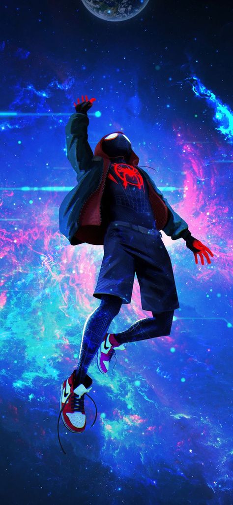 Into The Spiderverse Wallpaper, Spiderverse Wallpaper, Spider Man Into The Spiderverse, Miles Morales Spider Man, Into The Spiderverse, Cool Wallpapers, Miles Morales, Wallpaper Phone, Spider Verse