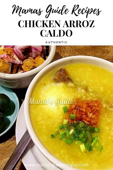 Chicken Arroz Caldo Arroz Caldo Recipe Philippines, Arrozcaldo Recipe, Arroz Caldo Filipino Recipe, Arroz Caldo Recipe, Valenciana Recipe, Chicken Arroz Caldo, Filipino Soup Recipes, Pinoy Merienda, Pao Recipe