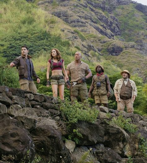 Jumanji: Welcome To The Jungle Ruby Roundhouse, Jumanji Welcome To The Jungle, Jumanji Movie, Jungle Theme Parties, Kevin Hart, Dwayne The Rock, Karen Gillan, Jungle Party, Welcome To The Jungle