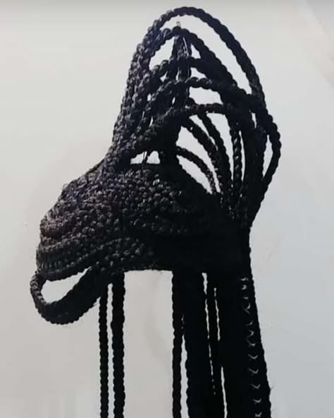 Lebohang Lang Motaung’s Instagram photo: “Lebohang_Motaung #fineartist#Hairart#artaboutfashion#hairstories#Hairisart” Hair Braid Crown, Macrame Summer, Hair Sculpture, Braid Crown, Minimalist Entryway, Braided Crown Hairstyles, Hair Couture, Cr Fashion Book, Diy Hats