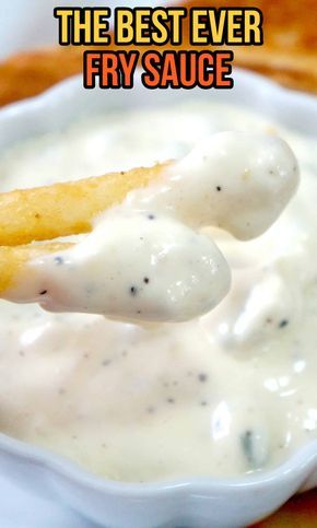 Best Fry Sauce, French Fry Dipping Sauce, Fry Dipping Sauce, French Fry Sauce, Fry Sauce Recipe, Best French Fries, Hamburger Dishes, Coleslaw Dressing, Homemade Sauce Recipes