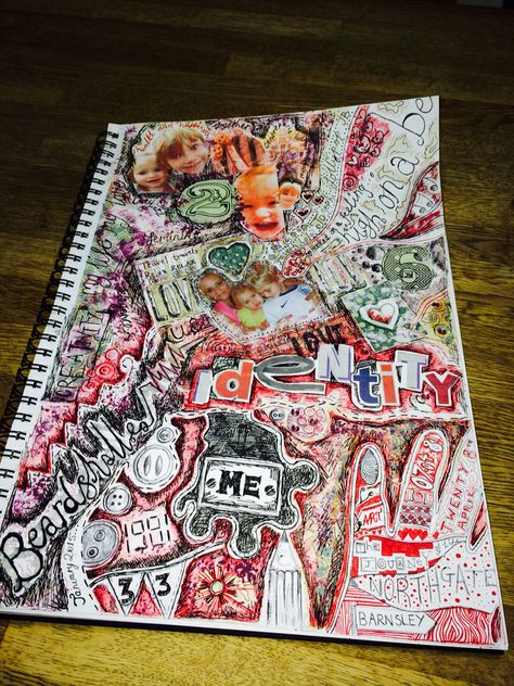 Identity mind map … Identity Mind Map, Identity Artwork, Creative Mind Map, Mind Map Art, Kunstjournal Inspiration, Sketchbook Layout, Textiles Sketchbook, Art Final, Art Alevel