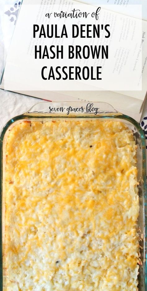 Easy Hashbrowns, Hashbrown Casserole Easy, Hashbrown Casserole Recipe, Delicious Breakfast Casserole, Hashbrown Casserole, Paula Deen Recipes, Hashbrown Recipes, Writing Blog, Hash Brown Casserole