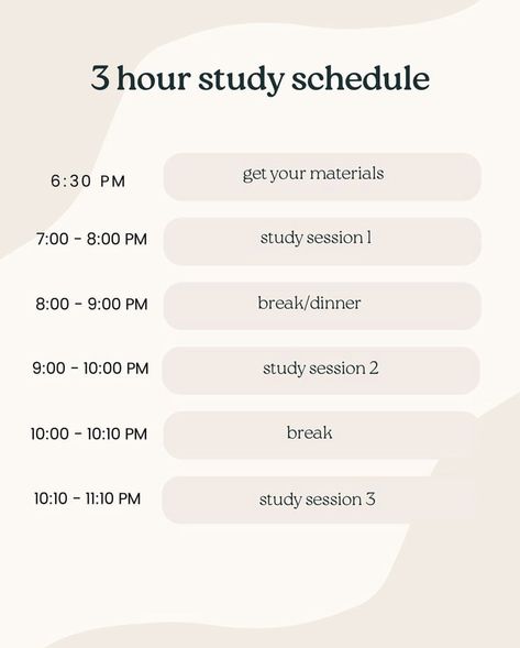 3 hour study schedule 5 Hour Study Schedule With School, 4 Hr Study Schedule, 12 Hour Study Schedule With School, 6 Hours Study Routine After School, 3 Day Study Plan, Study Schedule For Working People, Study Squedule, Ncidq Study Schedule, Schedule Organization School