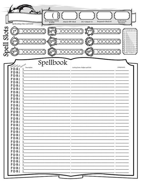 D&D5e Character sheets - Imgur Spell Sheet 5e, Dnd Character Spell Sheet, Dnd 5e Spell Sheet, Dnd 5e Character Sheet Printable, Dnd Inventory Sheet, Dnd Spell Sheet, Dungeons And Dragons Printables, Dnd Binder, Pathfinder Character Sheet