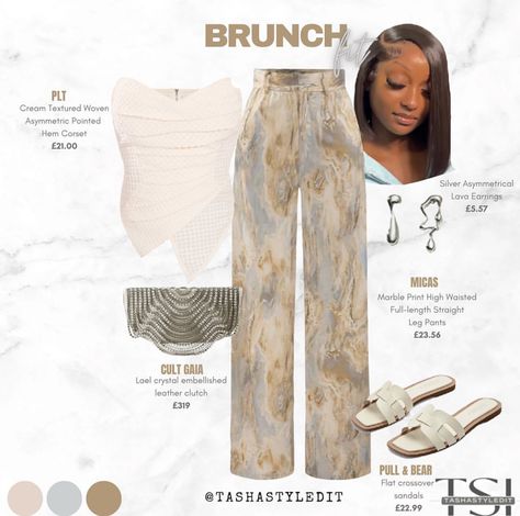 Neutral Color Brunch Outfit, Brunch Bday Outfit, Vacation Pants Outfit, Tan Heels Outfit Dressy, Birthday Classy Outfit, Classy Brunch Outfit Black Woman, Senior Brunch Outfit Ideas Black Women, Cute Brunch Outfits Black Women, Brunch Outfit Ideas Black Women