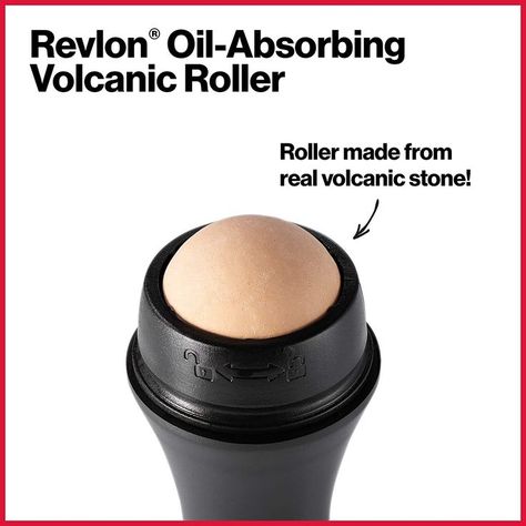 This face roller is made of real volcanic stone, which soaks up excess oil instantly. It’s our secret for fresh, shine-free skin any time. Use it on a clean or finished face—it won’t mess up your makeup Control Oily Skin, Makeup You Need, Revlon Makeup, Facial Skincare, Mini Facial, Blemish Remover, Facial Cleaning, Volcanic Stone, Face Roller