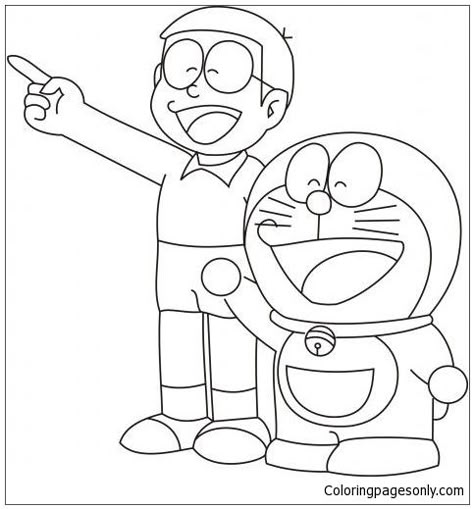 Dorimon Drawing, Doraemon Coloring Pages, Doraemon Drawing, Fruit Coloring, Cartoon Drawings Sketches, Cartoon Art Drawing, Easy Cartoon, Doremon Cartoon, Fruit Coloring Pages