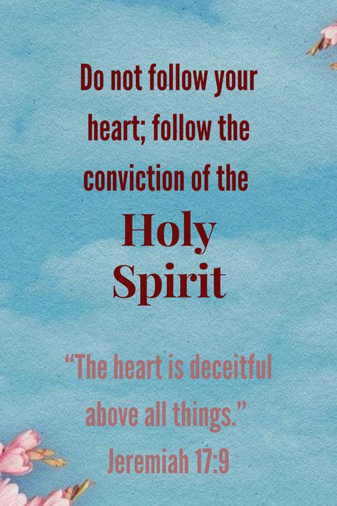 “The heart is deceitful above all things.” – Jeremiah 17:9

Why is the human heart deceitful and wicked? Because it often desires things that are contrary to what God wants for us. And if we let our own hearts make decisions without taking into consideration what the Word of God says, we will be led astray. Heart Is Deceitful, The Heart Is Deceitful Above All Things, Pensive Quotes, God Knows Our Hearts, God Knows Your Heart, God Looks At The Heart, God Knows The Desires Of Your Heart, Change My Heart Oh God, Jeremiah 17 9