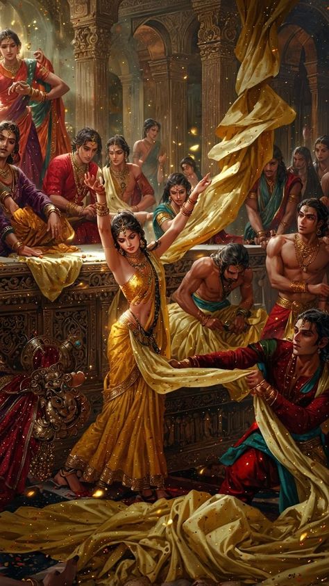 Kauravas Mahabharata, Mahabharata Wallpapers, Duryodhana Mahabharata, Pandavas Mahabharata, Draupadi Art, Draupadi And Krishna, Draupadi Painting, Krishna And Draupadi, Mahabharat Images