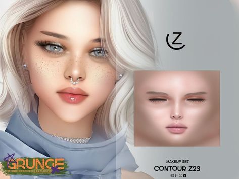 The Sims Resource - CONTOUR Z23 Sims Contour, Sims 4 Nose Contour, Sims 4 Contour, Mods The Sims 4, Nose Contour, Nose Contouring, The Sims Resource, Sims Resource, The Sims 4