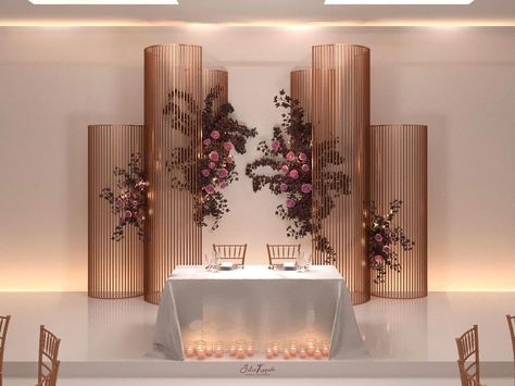 Pelamin Idea, Simple Wedding Backdrop, Creative Backdrops, Wedding Stage Design, Diy Wedding Backdrop, Arch Decoration, Arch Decoration Wedding, Wedding Event Decor, Bridal Table