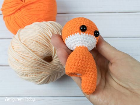 Tiny fox amigurumi pattern - Leg Amigurumi Fox Pattern, Fox Amigurumi, Amigurumi Today, Crochet Teddy Bear Pattern, Amigurumi Fox, Crochet Bunny Pattern, Crochet Teddy Bear, Crochet Amigurumi Free Patterns, Crochet Amigurumi Free