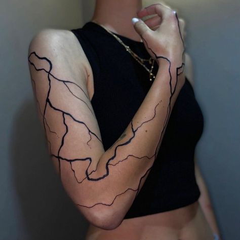 Blitz Tattoo, Lightning Tattoo, Brush Tattoo, Wolf Tattoo Sleeve, Vegan Tattoo, Planet Tattoos, Shoulder Arm Tattoos, Gorgeous Tattoos, Shoulder Tattoos For Women