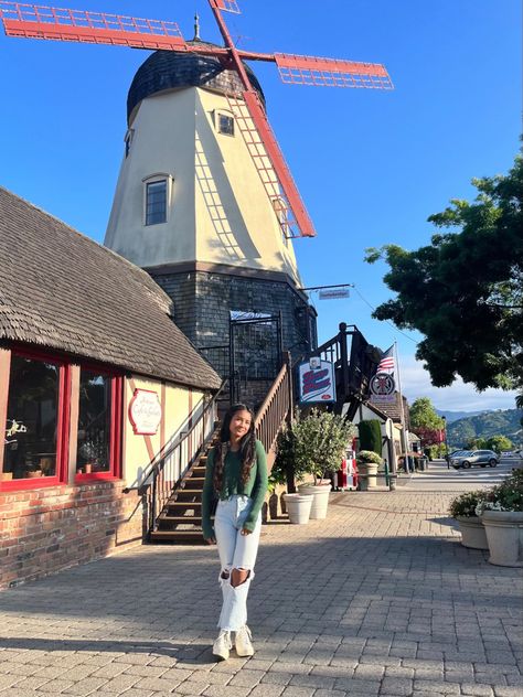 solvang, california Solvang Photo Ideas, Julian California Winter, Solvang California Christmas, Solvang California With Kids, Solvang California, Salton Sea California, Winter Photoshoot, California, Travel