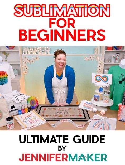 Learn Sublimation for beginners with JenniferMaker and items she has sublimation with her dye sublimation printers Sublimation For Beginners, Sublimation Station, Diy Retaining Wall, Diy Baby Gate, Diy Safety, Jennifer Maker, Sublimation Ideas Projects Inspiration, Projets Cricut, Sublimation Ideas