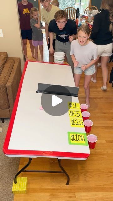 Aaron Benson on Instagram: "Tilted Table Challenge! 🏓 #game #reel #challenge #family" Tilted Table Game, School Game Night Ideas, Benson Bros Games, Family Challenge Games, Game Night Birthday Party Ideas, Table Games For Kids, Holiday Games Family, Funny Family Games, Benson Bros