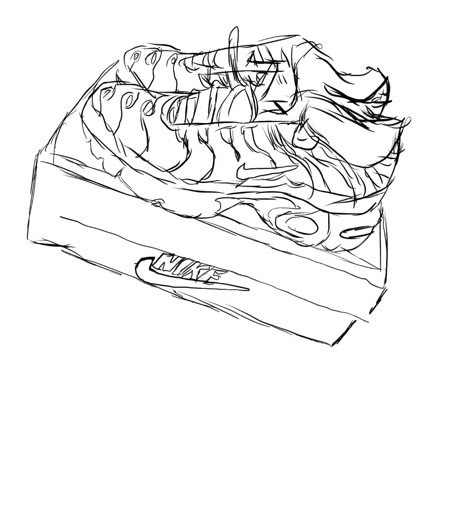 Sneaker Tattoo Design, Nike Tn Drawing, Nike Tns, Gangster Drawings, Nike Tn, Nike Tech, Art Template, Art Station, Fashion Inspiration Design