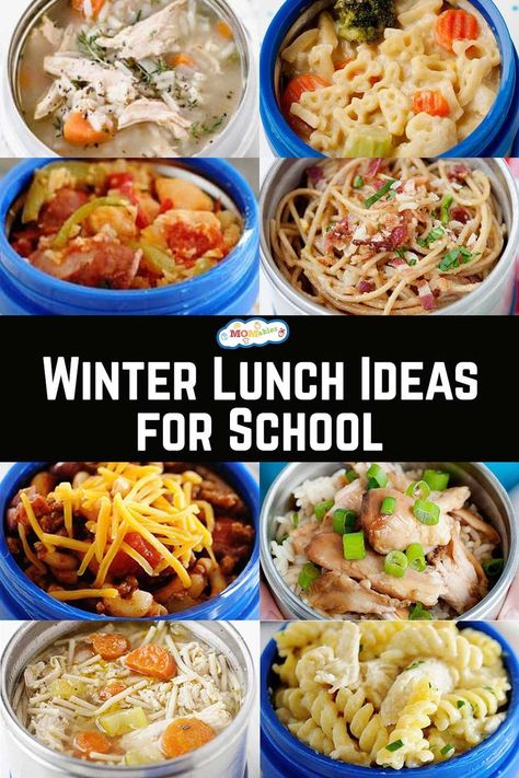 Winter Bento Lunch, Lunch Ideas For Friends, Winter Lunch Ideas, Winter Lunches, Hot School Lunch, Pack For School, Lunch Ideas For School, Lunch Bowl Recipe, Winter Lunch