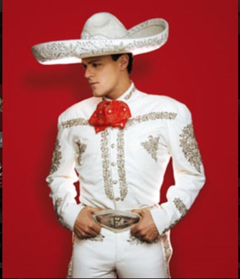 Pedro Fernandez. A very very very handsome man. Oh my! And boy can this sweet thing sing. Charro Outfit For Men, Mexican Traditional Clothing, Mariachi Outfit, Chambelanes Outfits, Mariachi Suit, Charro Wedding, Charro Outfit, Charro Suit, Latino Actors