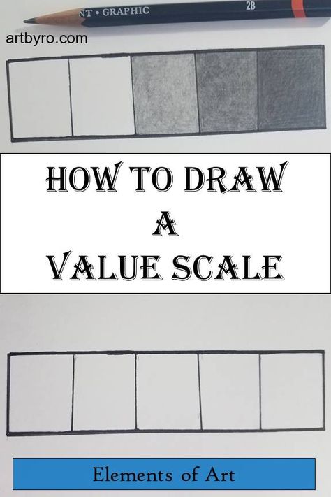 Learning to draw a value scale is a critical part of learning to draw and create art. This easy to follow lesson will teach you how. #elementsofart #learntodraw #drawingtutorial #arttutorial #value #pencildrawing Value Scale Drawing, Art Tutorial For Beginners, 7 Elements Of Art, Value Scale, Line Art Lesson, Value Drawing, Easy Art Lessons, Graduation Art, Banner Drawing