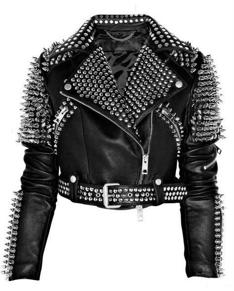 Burberry Prorsum studded leather jacket Spring 2011, how badass is this jacket?! Spiked Leather Jacket, Punk Leather Jacket, Black Motorcycle Jacket, Studded Leather Jacket, Studded Jacket, Burberry Prorsum, Real Leather Jacket, Work Jacket, Biker Leather