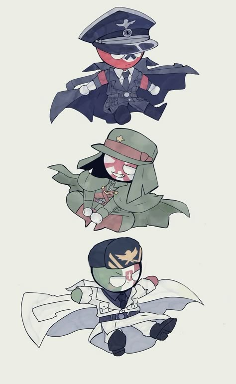 Countryhumans Axis Powers, Axis Powers Countryhumans, Phe Trục, Sejarah Asia, Human Flag, Mythical Creatures Fantasy, Art Outfit, Country Human, Dream Anime