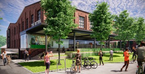 Images: Krog Street Market's metamorphosis is underway | Urbanize Atlanta Krog Street Market, Mix Use Building, Tap Room, Open Up, Patagonia, Pergola, Atlanta, Outdoor Structures, Marketing