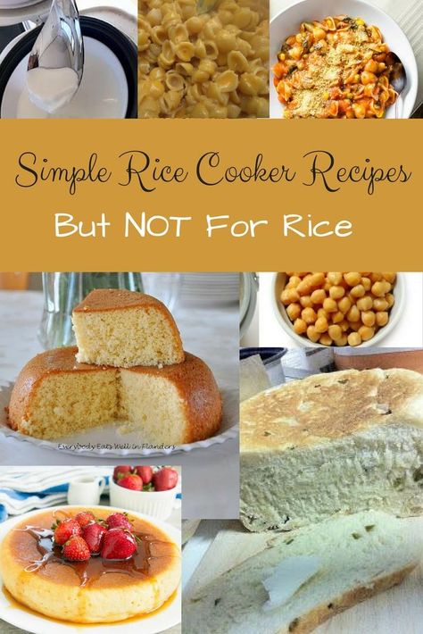 Rice Maker Meals, Cooking With A Rice Cooker, Simple Rice Cooker Recipes, Soup In A Rice Cooker, Things To Cook In A Rice Cooker, What To Make In A Rice Cooker, Rice Cooker Potatoes, One Pot Rice Cooker Recipes, Cooking Rice In Rice Cooker