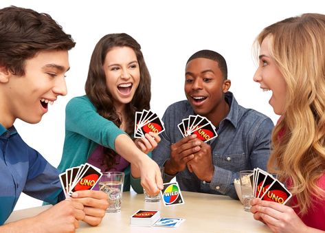 Body Practice, Play Uno, Uno Card Game, Classic Card Games, Family Card Games, Uno Cards, Action Cards, Playing Card Games, Family Cards