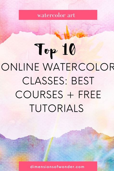 Get ready to get messy and make something beautiful, tutored by some of the best watercolor instructors you'll find online! All these courses and classes can be accessed from the comfort of your home and you get to peek inside the studio of talented artists from all over the world. Yay for wifi! Best Watercolor, Watercolor Workshop, Painting Lessons, Free Stuff, Free Tutorial, Something Beautiful, Online Classes, The Studio, Watercolor Art