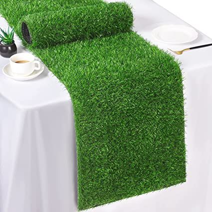 Amazon.com: TURSTIN Artificial Grass Table Runners 14 x 48 Inch Green Grass Tabletop Synthetic Grass Carpet Rug Table Decorations for Spring Summer, Wedding, Birthday Party Decor : Home & Kitchen Table Decorations For Spring, Grass Table Runner, Decorations For Spring, Grass Rug, Grass Carpet, Spring Summer Wedding, Faux Grass, Birthday Party Decor, Artificial Grass